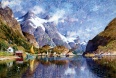 Fjord v Norsku